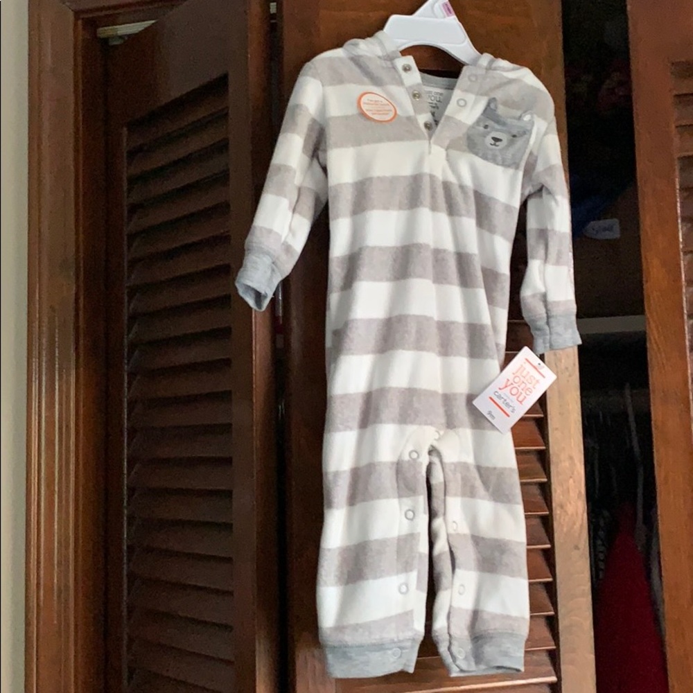 Super soft bear Carter’s onesie